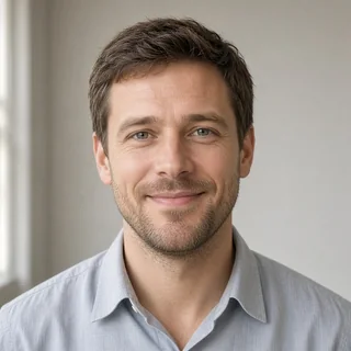 Fictional demo member portrait