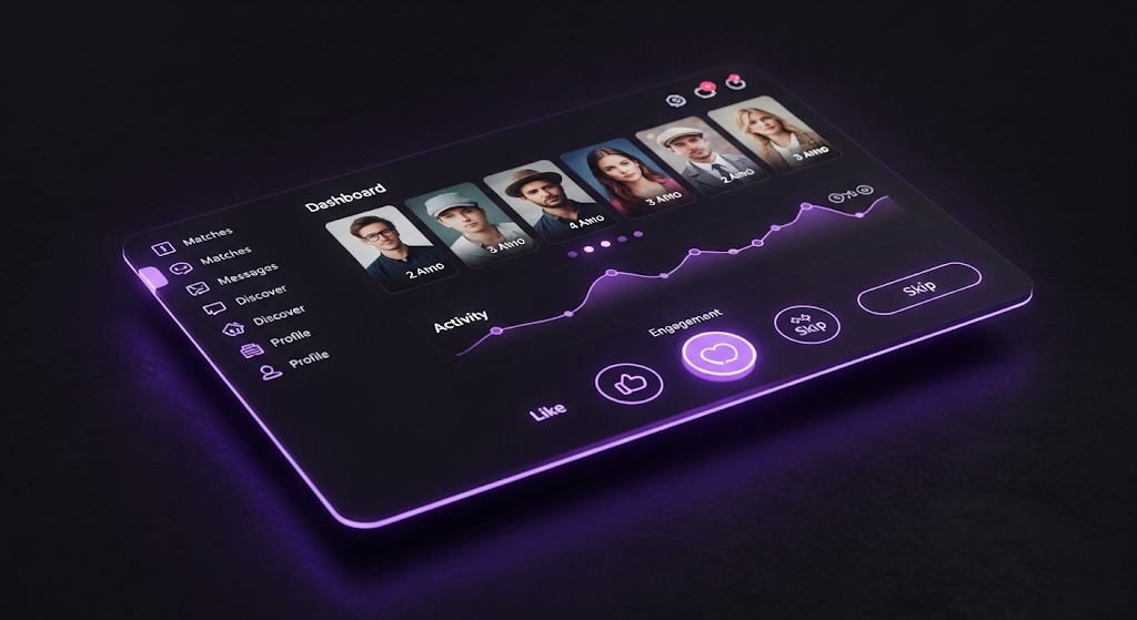 Dating Script Backoffice Dashboard